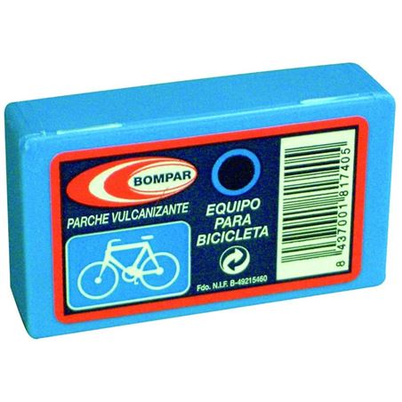 CAJA PARCHES BICI VULCANIZANTE BOMPAR