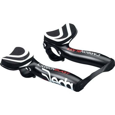 EXTENSIONES DEDA CARBON BLAST 31.7 NEGRO/BLANCO