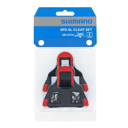 CALAS SHIMANO PEDAL SPD-SL SH10 ROJO 0º